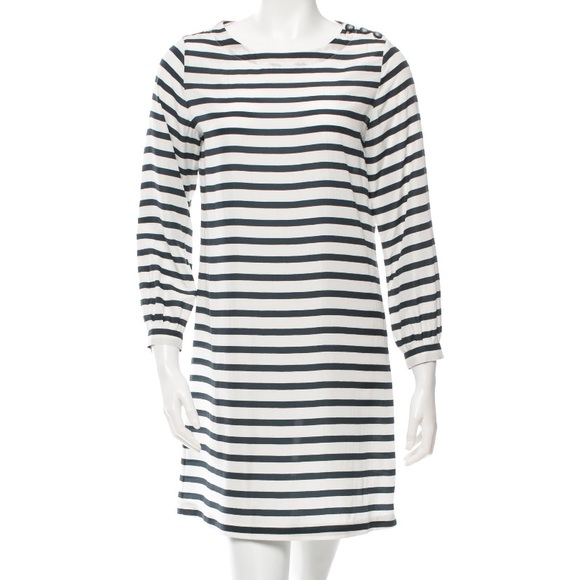 A.P.C Striped Shift Dress - Picture 1 of 8